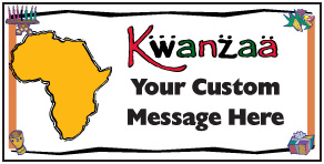 Preview of Customizable: "Kwanzaa with Africa"
