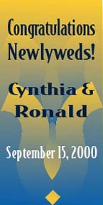 Preview of Newlywed Banner